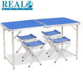 Tabla plegable ajustable de aluminio de la mesa plegable de la altura ajustable Tabla plegable ajustable